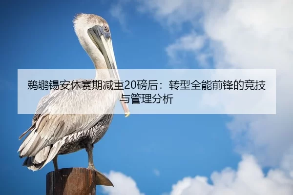 鹈鹕锡安休赛期减重20磅后：转型全能前锋的竞技与管理分析